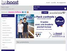 Tablet Screenshot of beboost.com